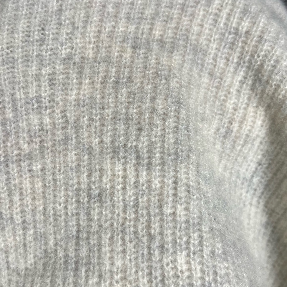 Sundance Sweater Womens Small Jovie Cashmere Bateau Drop Shoulder Ribbed Neutral - Picture 5 of 7